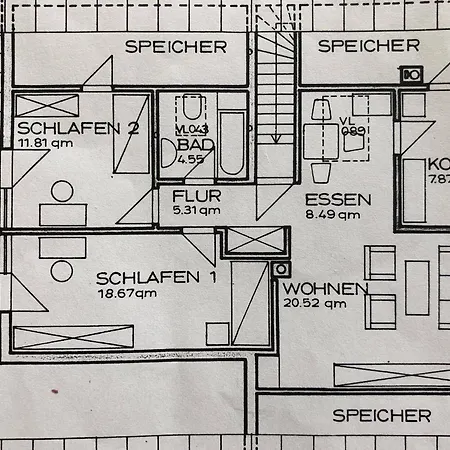Ferienwohnung Schoenbucher, 85qm شقة *